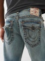 True Religion Ricky Super T Flap, alley loop light wash