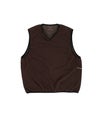 Pop Reversible Fleece Vest, brown