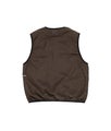 Pop Reversible Fleece Vest, brown