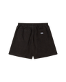 Obey Theo Easy Shorts, black faded wash