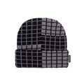 Fucking Awesome Checker Block beanie, black / grey