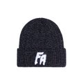 Fucking Awesome Reflective Waffle Cuff Beanie, black