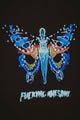 Fucking Awesome Butterfly Tee, black