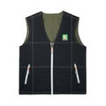 Butter Reversible Vest, black / army