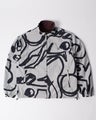 Parra Freak Scene Reversible Track Top, grey