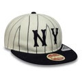 New Era Yankees Heritage Cooperstown Retro Crown 9FIFTY, white / navy pinstripe