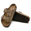 Birkenstock Arizona Suede SFB Narrow Fit, taupe