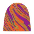 Nike ACG Big Bend Beanie, safety orange / vivid purple