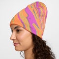 Nike ACG Big Bend Beanie, safety orange / vivid purple