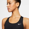 Nike WMNS Dri-Fit Non-Padded Swoosh Top, black / white