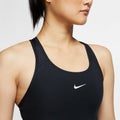 Nike WMNS Dri-Fit Padded Swoosh Top, black / white