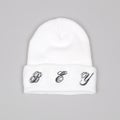 Beyond All Caps beanie, white
