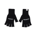 Makia X HUF Fuck It Fingerless gloves, black