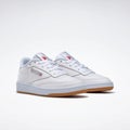 Reebok Club C 85 Women's, white / light grey / gum