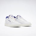 Reebok Club C Mid II Vintage, cloud white / chalk / bold purple