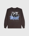 Pleasures X Slipknot Compass LS Tee, brown
