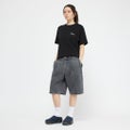 Dime Classic Small Logo Tee, black / white