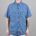 Edwin Big SS shirt, blue light stone washed