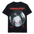 Pleasures X Big L In Memory tee, black