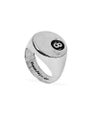 Two Jeys 8 Ball Ring, silver