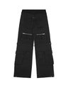Racer Convertible Utility Sweatpants, black