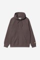 Carhartt Hooded Chase sweat, shale / gold