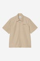 Carhartt Postal Zip Shirt, iroko / black