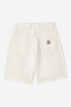 Carhartt Brandon Shorts, white rinse
