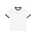 Last Resort Signature Ringer Tee, white / black