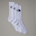 The North Face Multi Sport Cushion Crew Socks 3-Pack, white