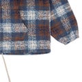 Pleasures Machinist Poncho Hoodie, brown / blue