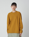 Snow Peak Dry Waffle Long Sleeve T-Shirt, yellow