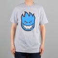 Spitfire Big Head Fill Tee, grey / blue