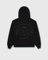 Pleasures X Zero Studded Hood, black