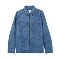 Butter Web Denim Overshirt, washed indigo