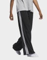 Adidas 3-Stripes Loose French Terry Wide Leg, black