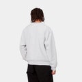 Carhartt  American Script sweat, ash heather