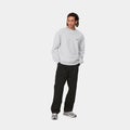 Carhartt  American Script sweat, ash heather