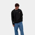 Carhartt  American Script sweat, black
