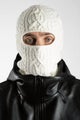 Wasted Paris Rain Cable balaclava, off white