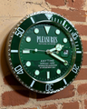 Pleasures Anytime Wall Clock, green