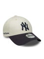 New Era New York Yankees MLB Side Script 9FORTY Cap, cream
