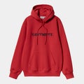 Carhartt Hooded Sweat, cherry / space.