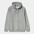 Carhartt Chase Hooded sweat, grey heather / gold