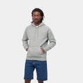 Carhartt Chase Hooded sweat, grey heather / gold