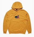 Parra Anxious Dog Hooded Sweat, gold yellow