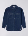 Edwin Work Shirt, blue dark used