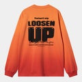 Carhartt Light Work LS tee, pumpkin / cherry