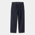 Carhartt Landon Pant, blue rinsed (leather patch)