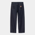 Carhartt Landon Pant, blue rinsed (leather patch)